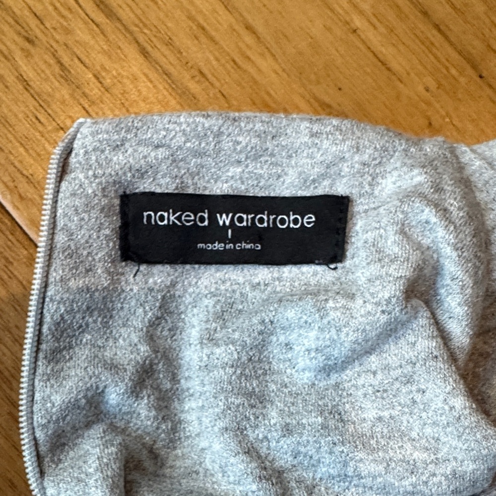 Naked Wardrobe Gray Sleeveless Jumpsuit - Picture 3 of 4
